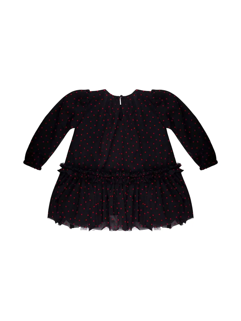 Pinko Kids Jurk met stippen - Zwart