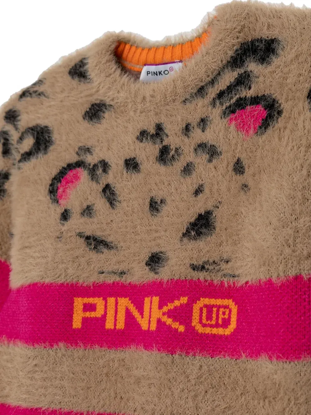 Pinko Kids Jurk met lange mouwen Bruin