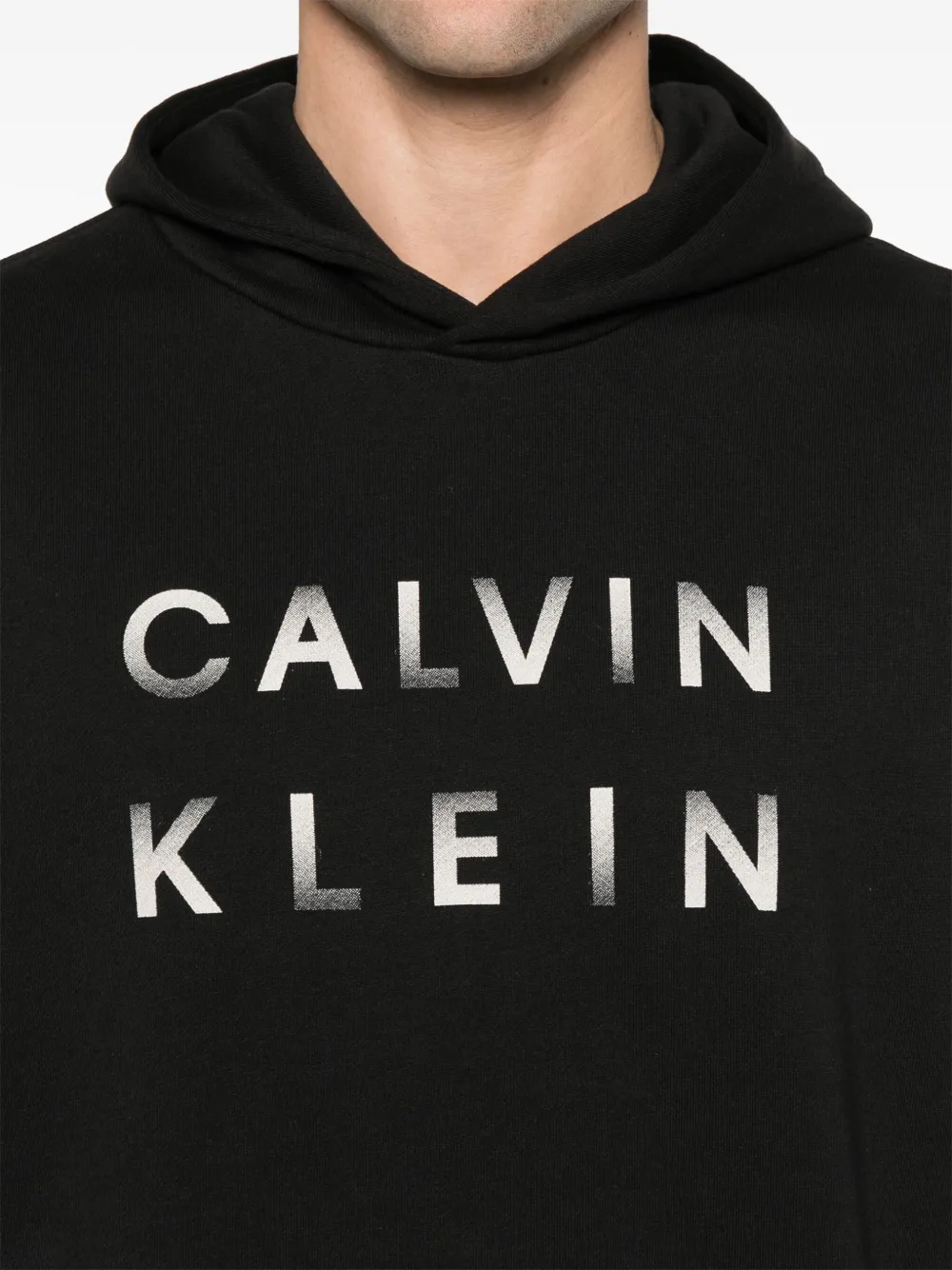 Calvin Klein Hoodie met logoprint Zwart