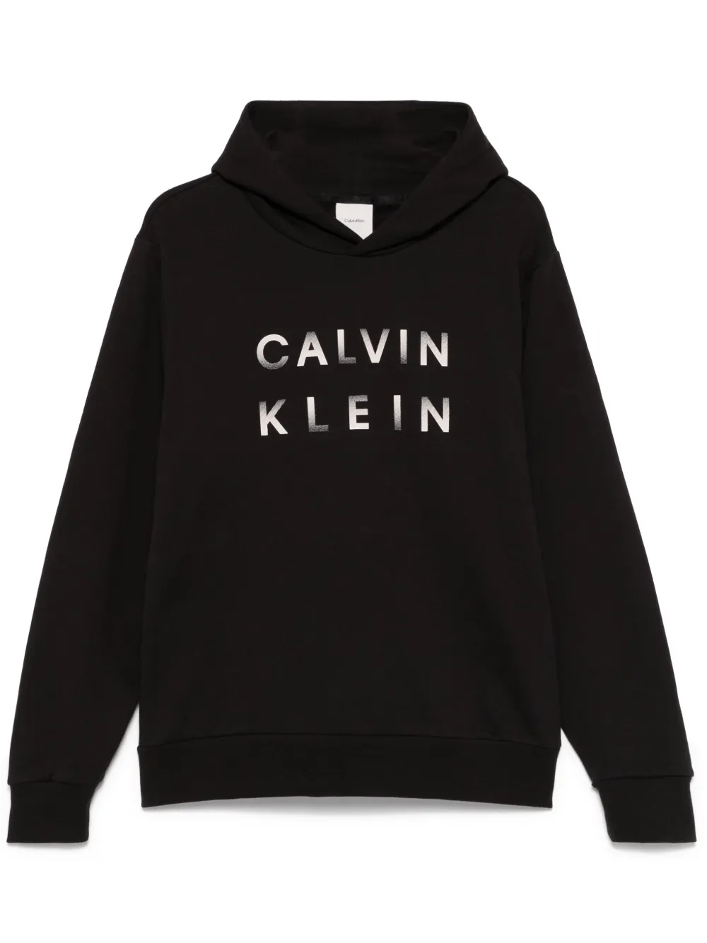 Calvin Klein logo-print hoodies | Black | Image 1