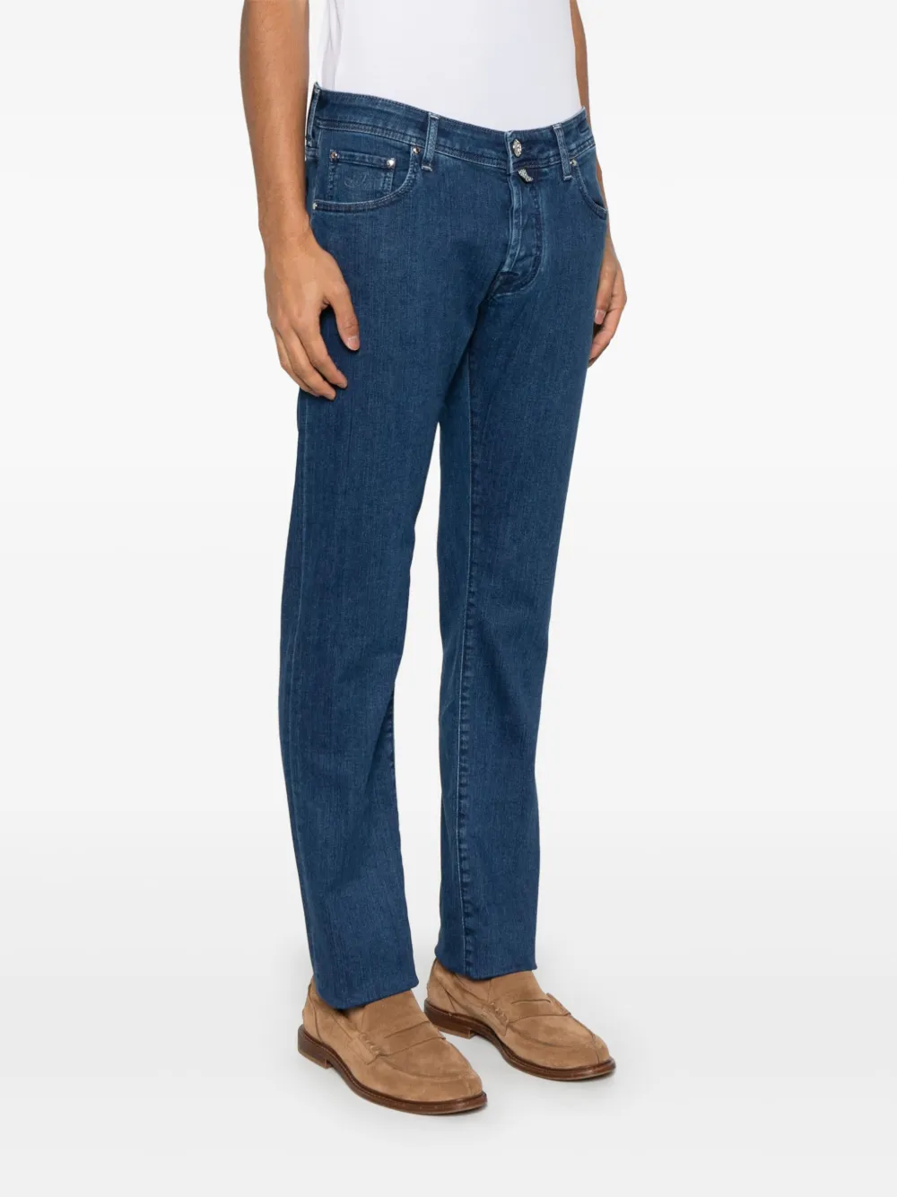 Jacob Cohën Slim-fit jeans Blauw