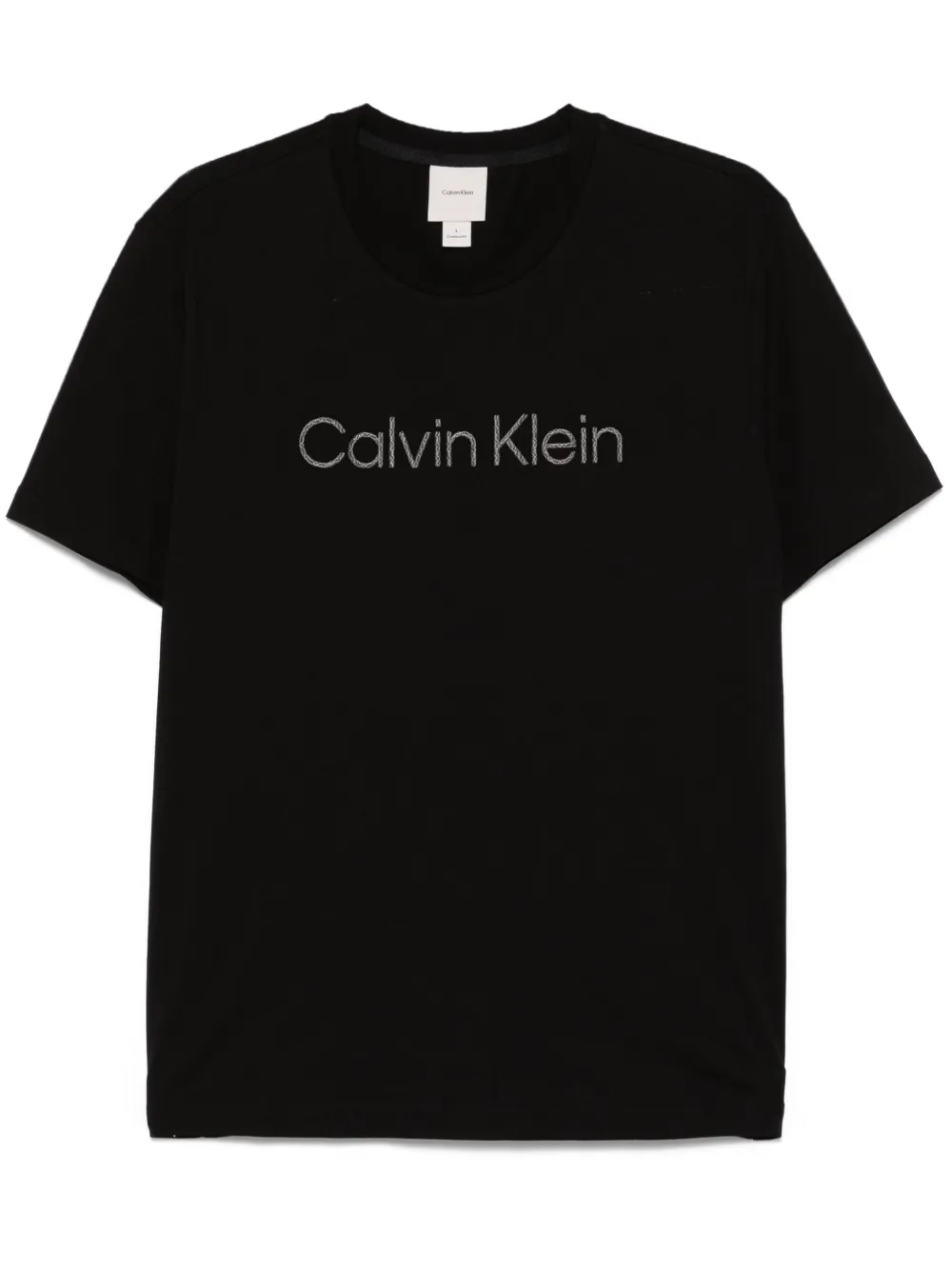 Calvin Klein playera con logo bordado | negro | Image 1