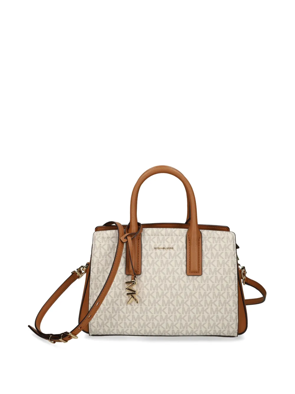 Michael Kors Ruthie leren shopper Beige