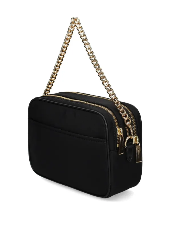 Michael Michael Kors logo-lettering Crossbody Bag | Black | FARFETCH