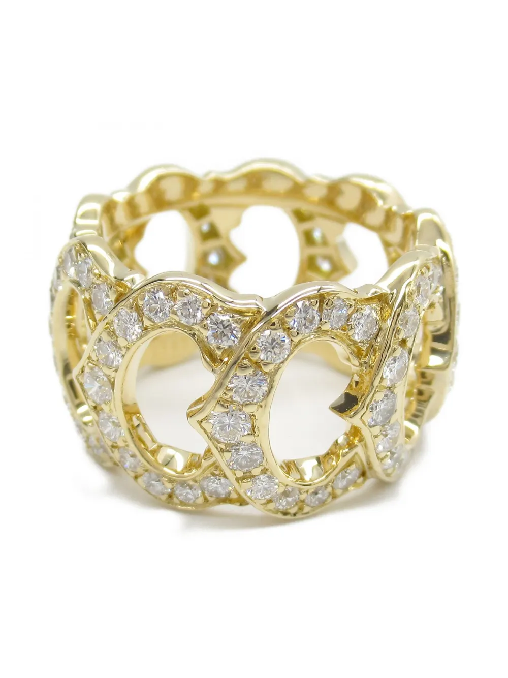 Cartier 2010s 18K yellow gold C de Cartier diamond ring | Image 2