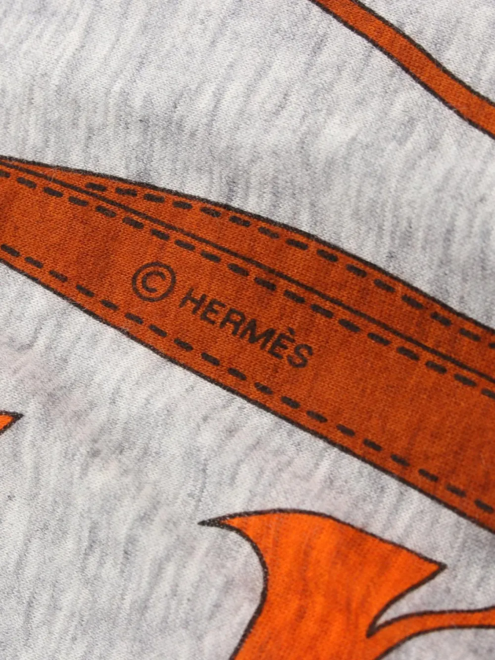 Hermès Pre-Owned 2010 Monsieur Et Madame katoenen sjaal - Grijs