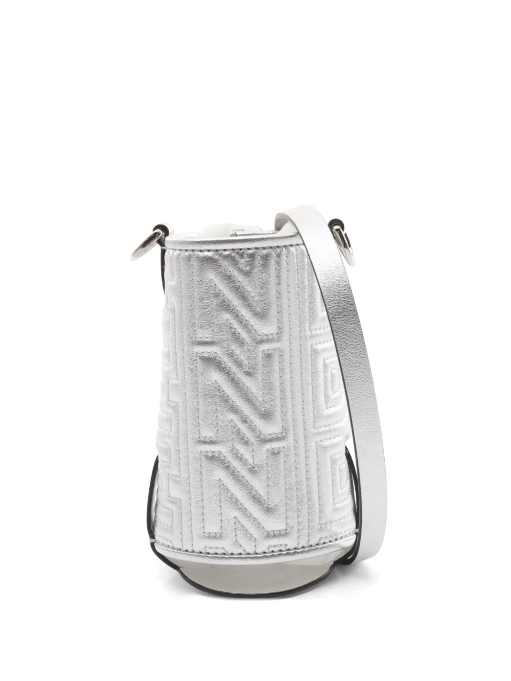 Fendi Pre-Owned x Marc Jacobs 2010s レザーバケットバッグ - シルバートーン Fendi Pre-Owned x Marc Jacobs 2010s レザーバケットバッグ - シルバートーン