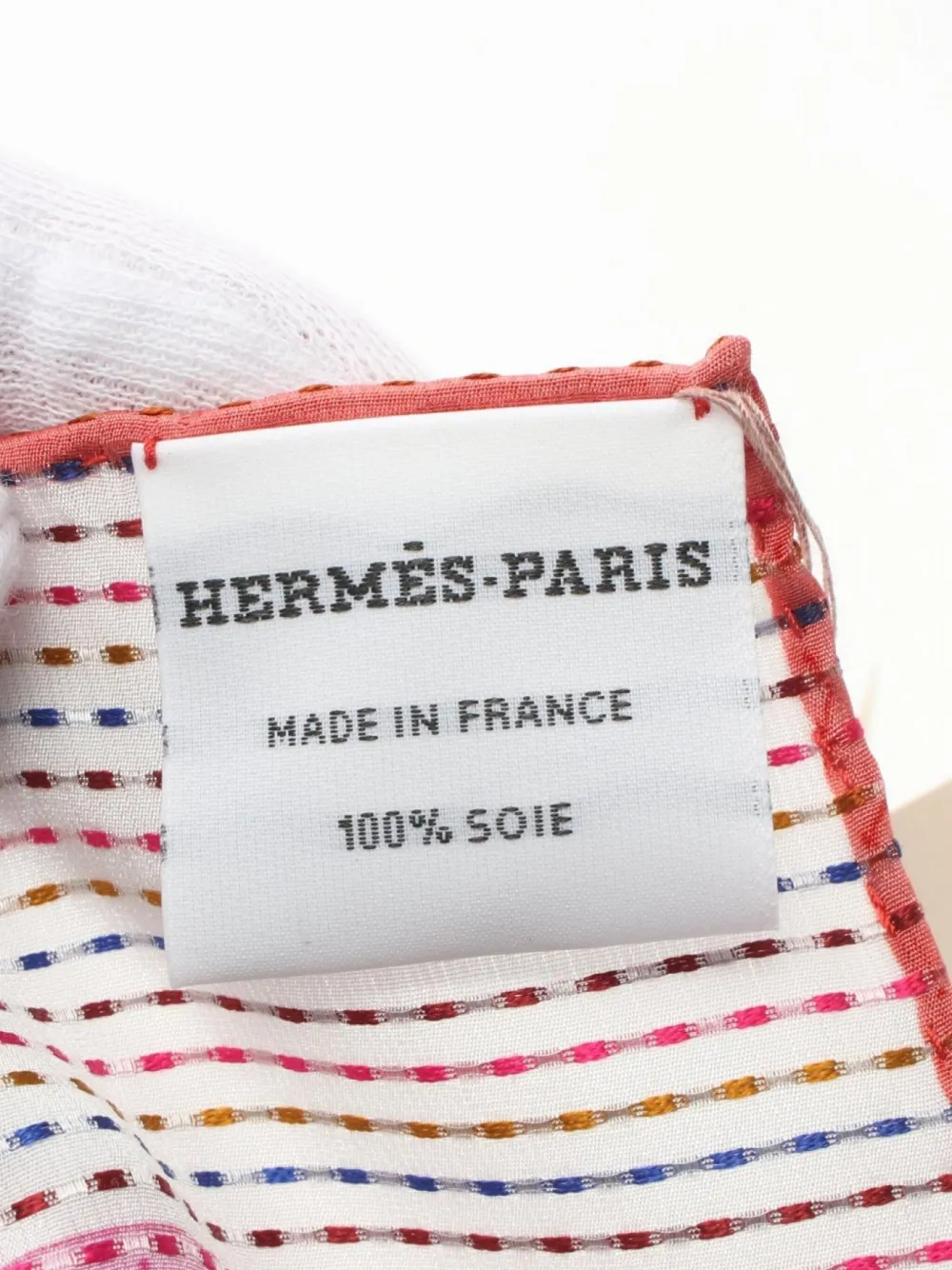 Hermès Pre-Owned 2010s Carré 70 Chevaloscope Neon Pointille scarf - Wit