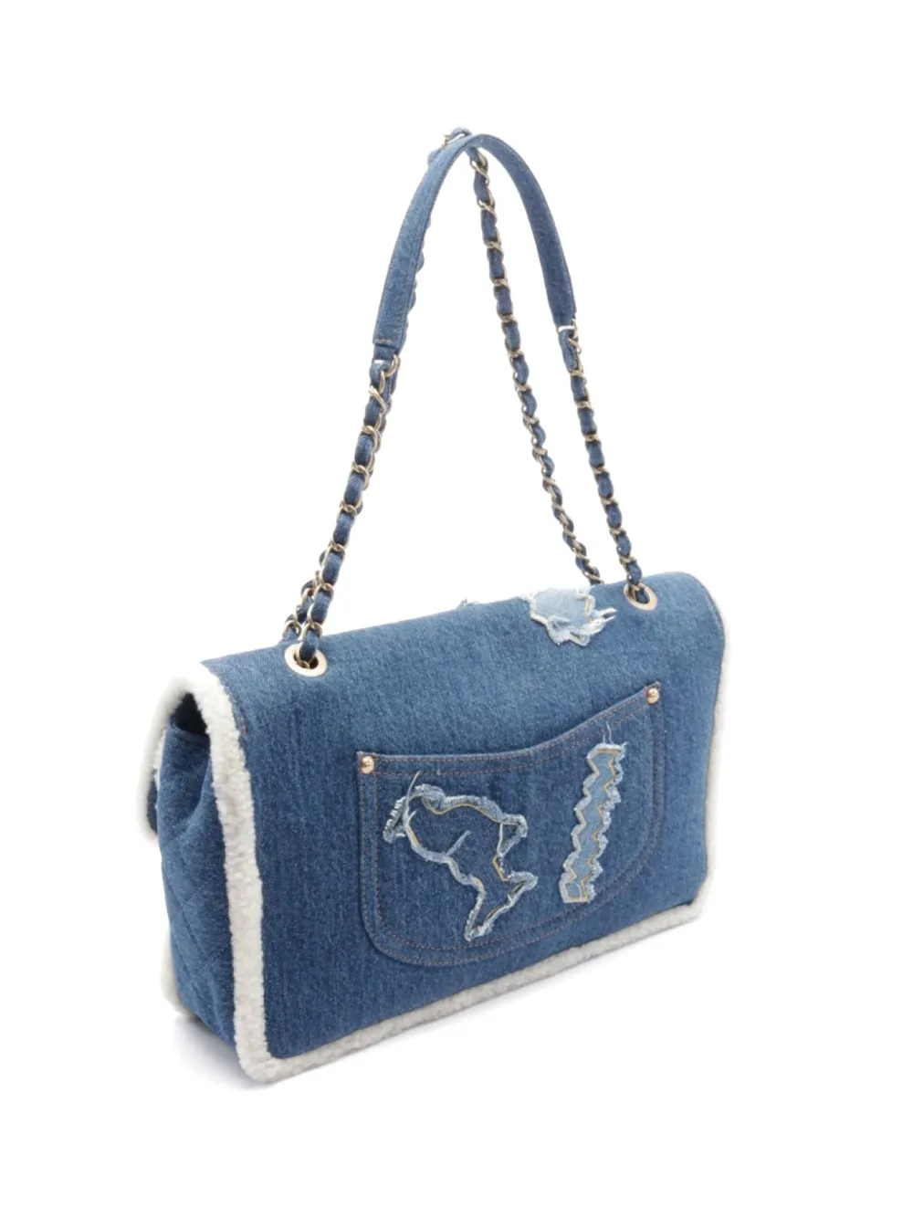 CHANEL Pre-Owned 2019 Hieroglyph Flap shoulder bag | Pre-Owned | Image 2