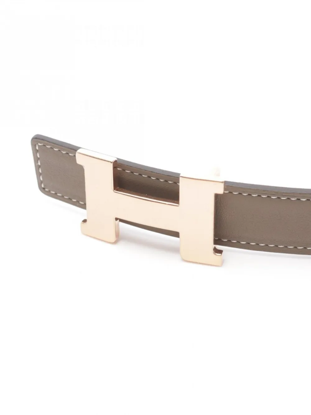 Hermès Pre-Owned 2023 Constance reversible leather belt - Bruin