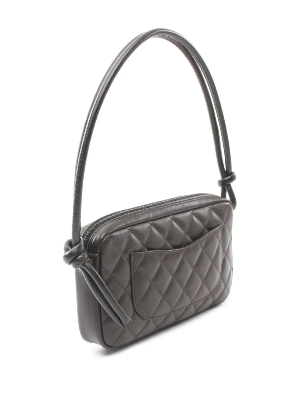 CHANEL Pre-Owned 2005-2006 Cambon Ligne handbag - Bruin