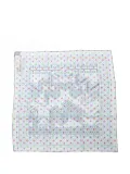 Hermès Pre-Owned 2010s geometric-pattern scarf - Blue