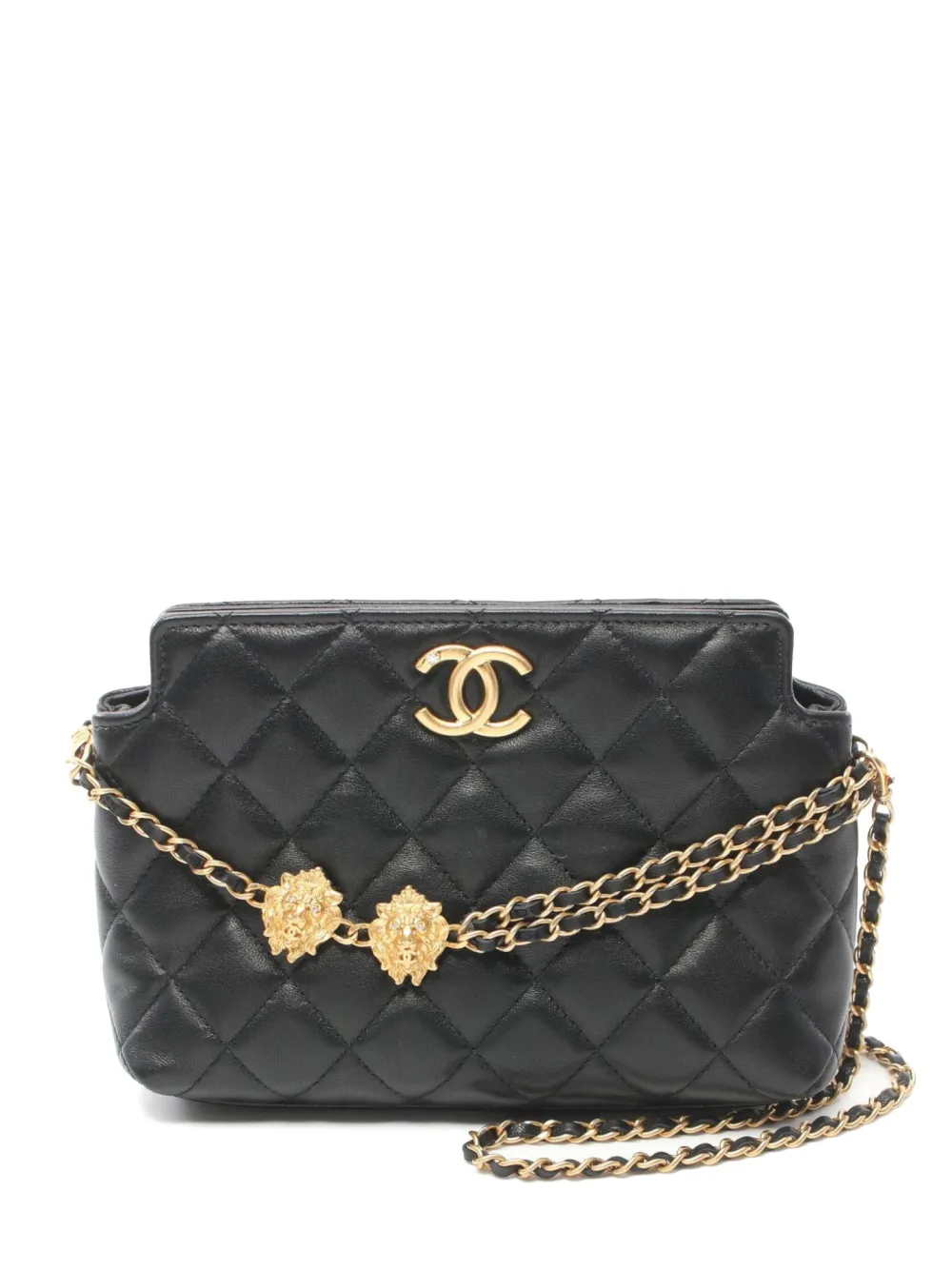 CHANEL Pre-Owned 2021 ココマーク ショルダーバッグ - ブラック CHANEL Pre-Owned 2021 ココマーク ショルダーバッグ - ブラック