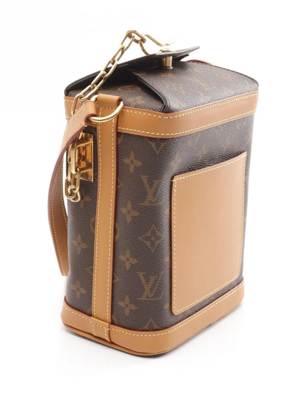 Louis Vuitton Pre-Owned 2019 Milk Box Monogram shoulder bag - Bruin