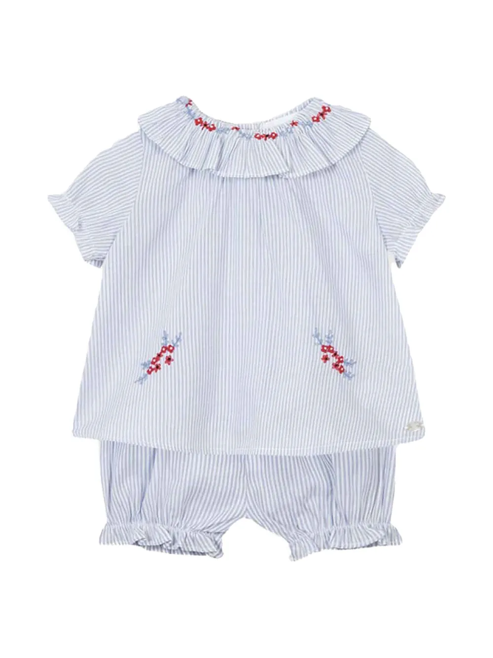 Tartine Et Chocolat Katoenen top en shorts Blauw