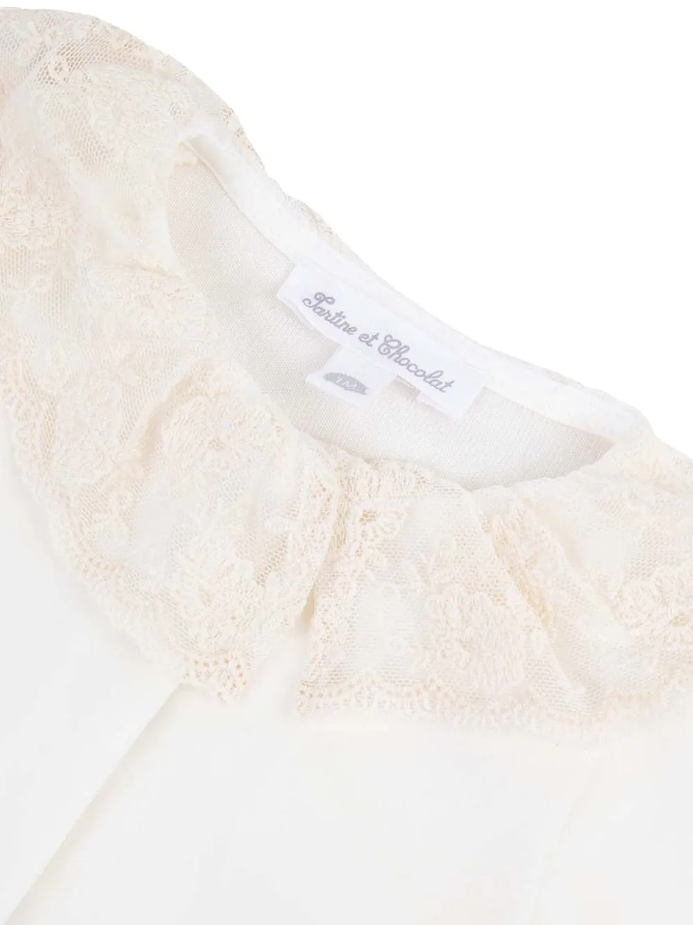Tartine Et Chocolat Pyjama met ruches Beige
