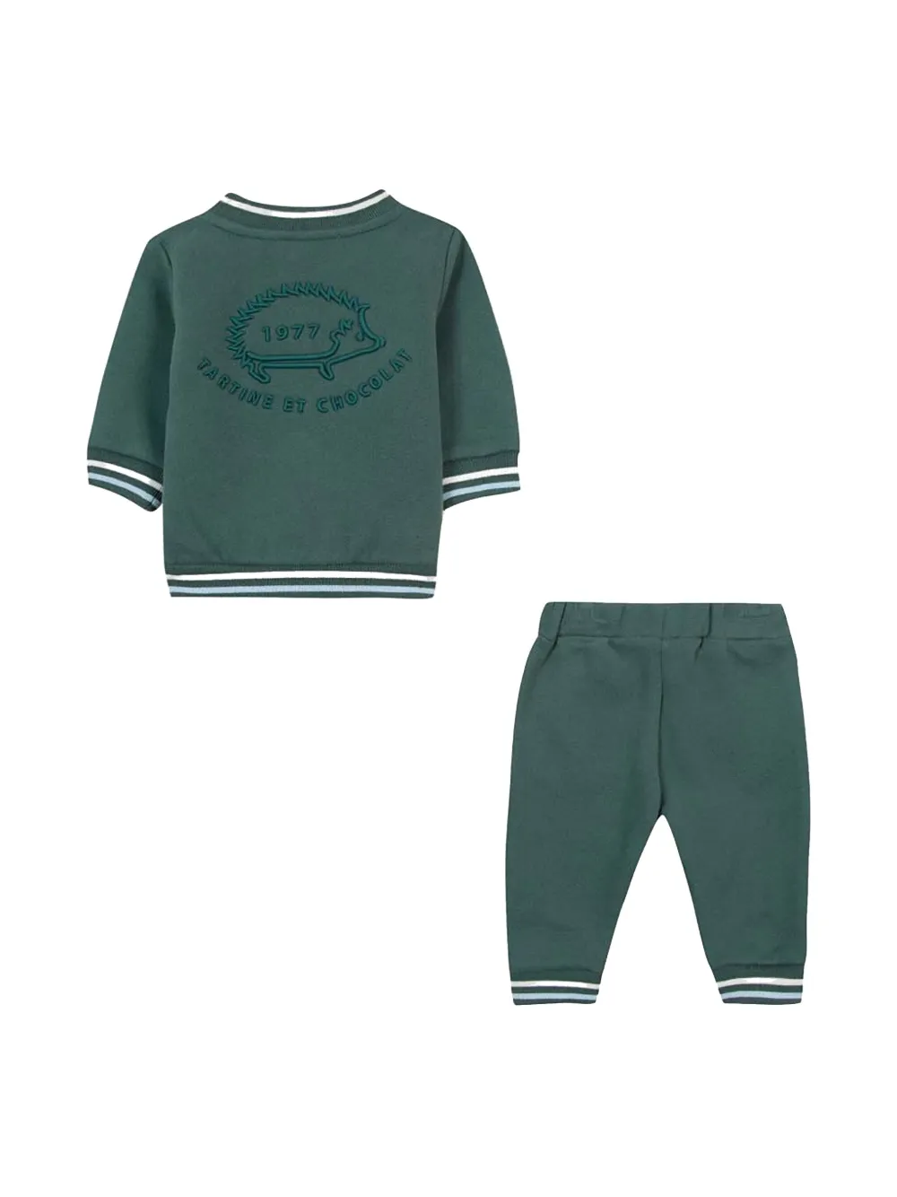 Tartine Et Chocolat Trainingspak met geborduurd logo Groen