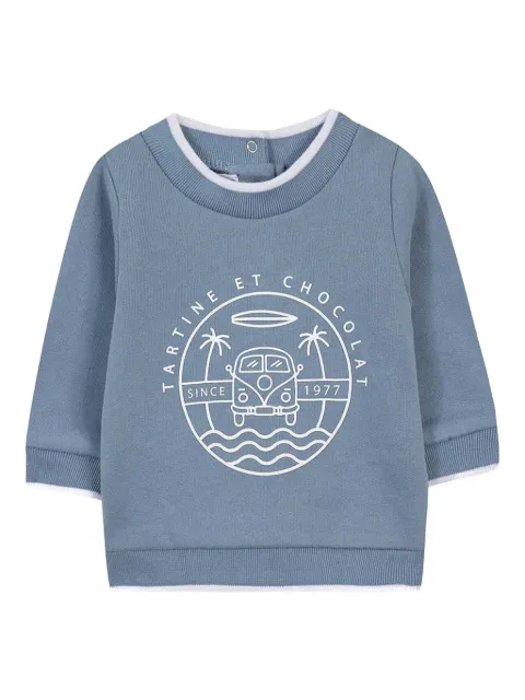 Tartine Et Chocolat logo-print sweatshirt 