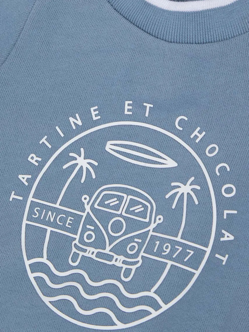 Tartine Et Chocolat Sweater met logoprint Blauw