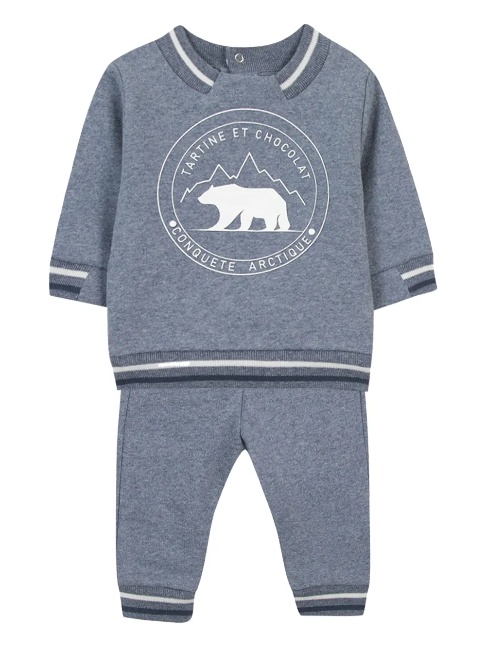 Tartine Et Chocolat Trainingspak met logoprint Blauw