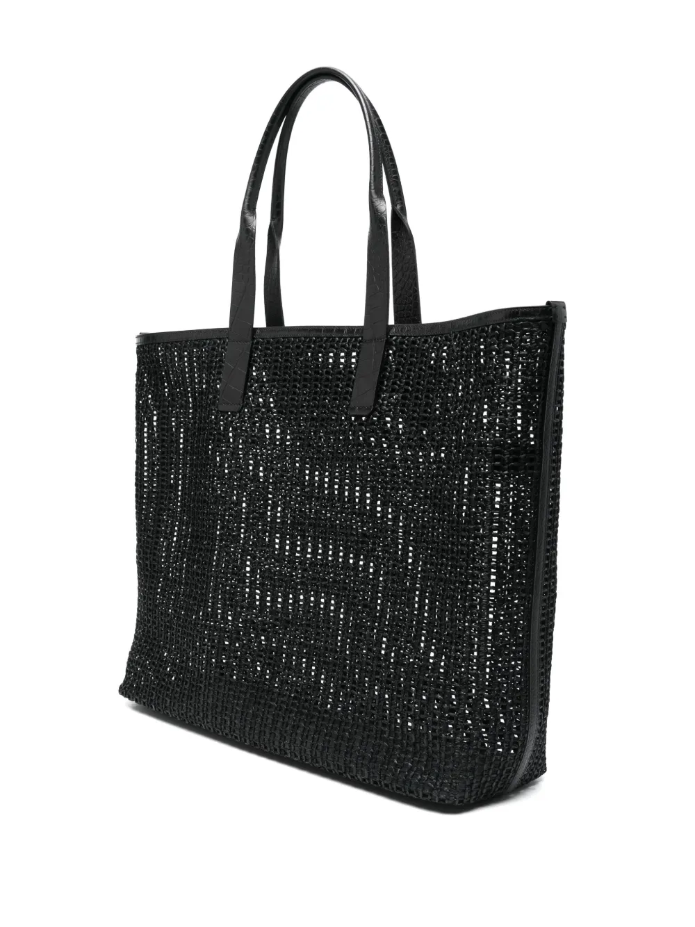 Dolce & Gabbana Geweven shopper Zwart