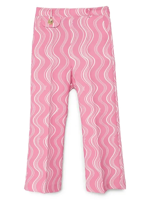 Pinko Kids abstract-print trousers 