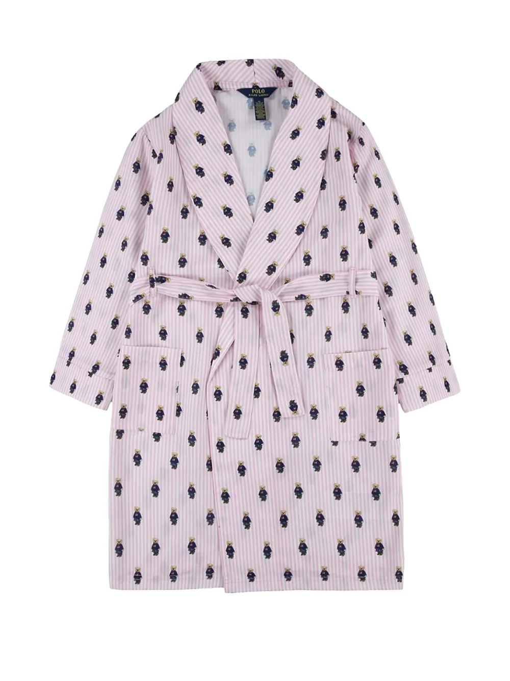 Polo Ralph Lauren Polo Bear Bath Robe In Pink