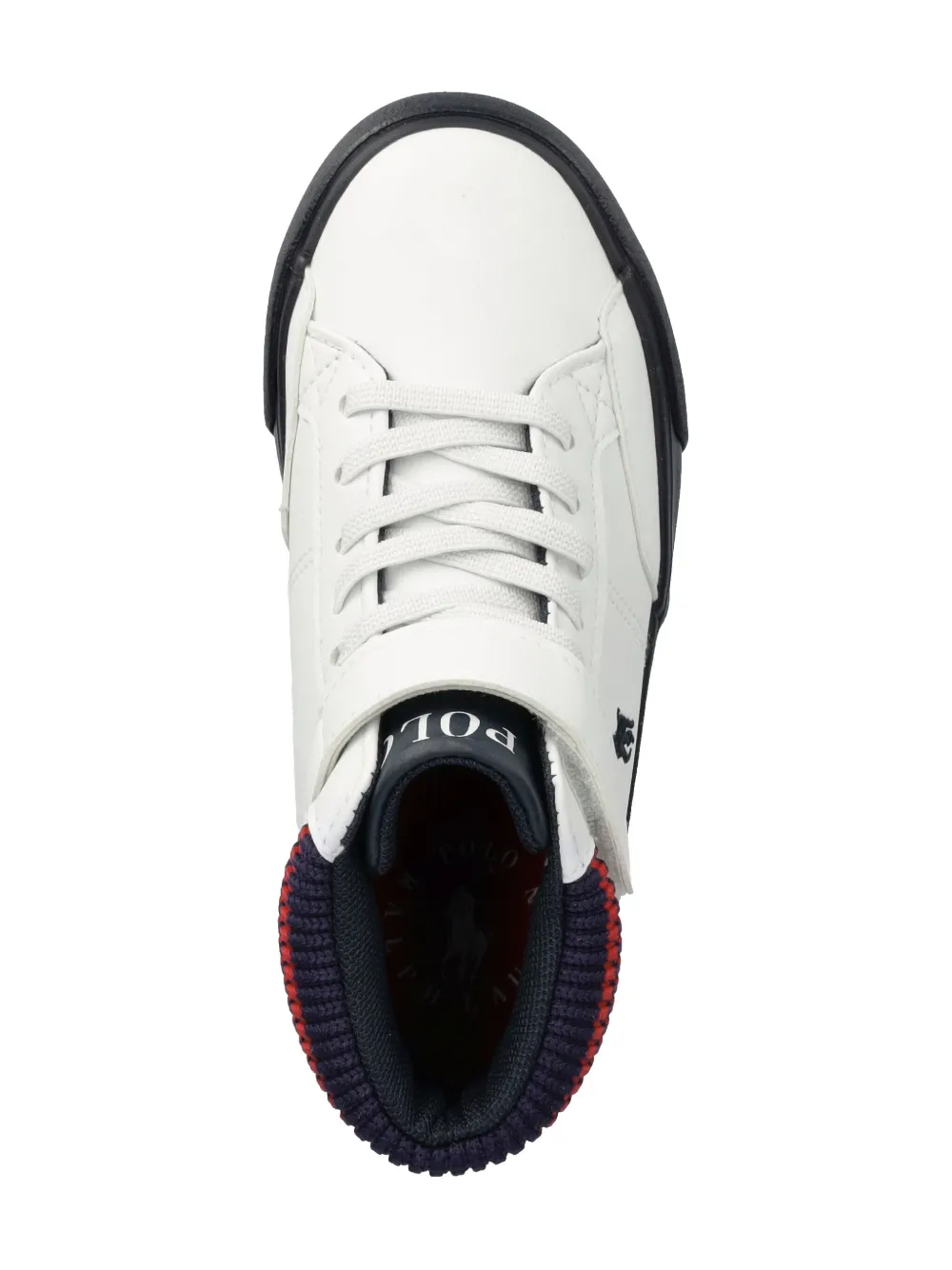 POLO RALPH LAUREN KIDS Polo Pony-embroidered sneakers White