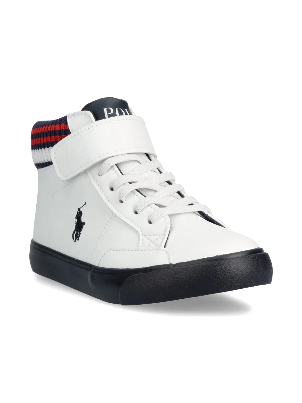 POLO RALPH LAUREN KIDS Polo Pony-embroidered sneakers White