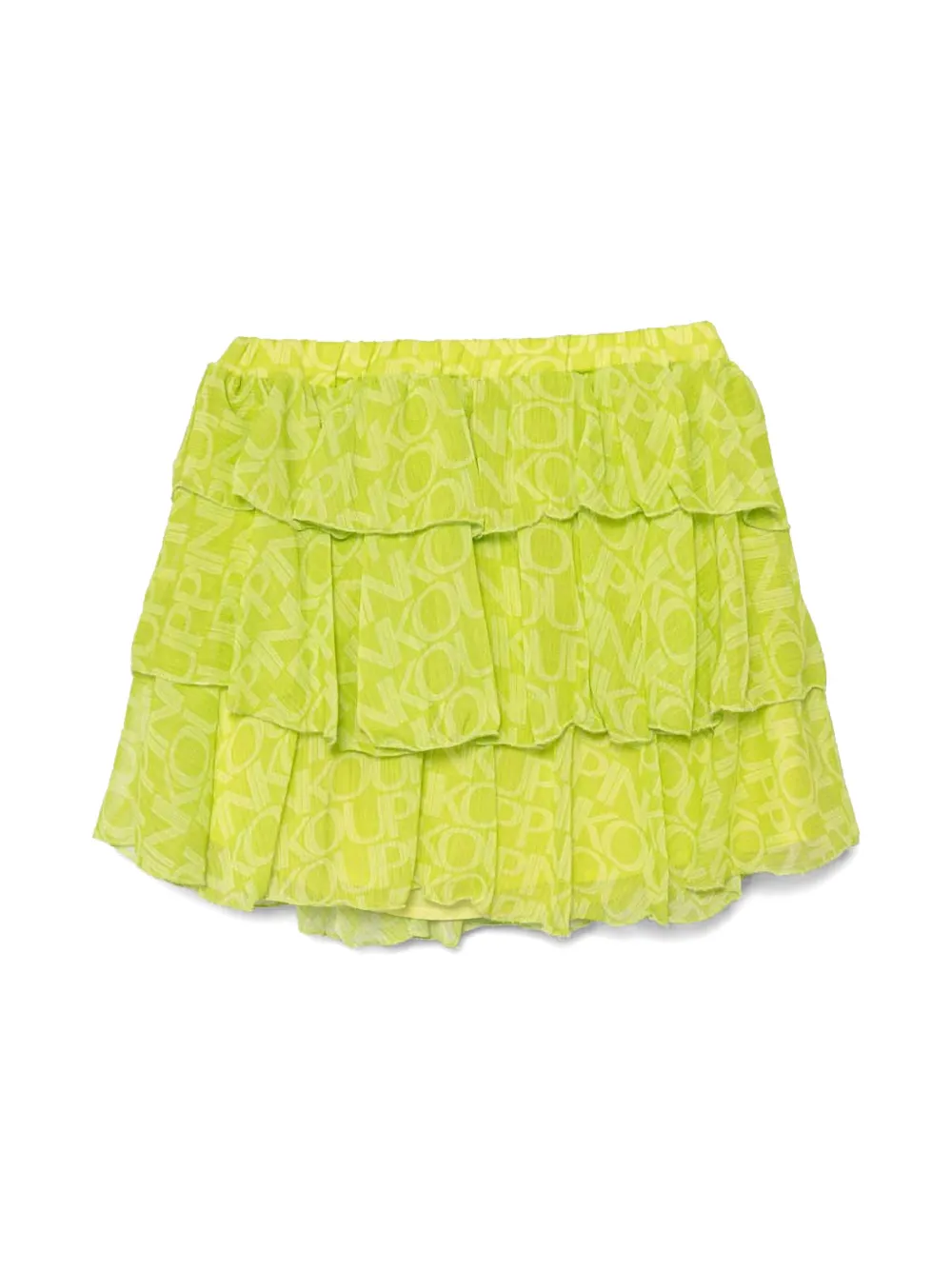 Pinko Kids Rok met logoprint - Groen