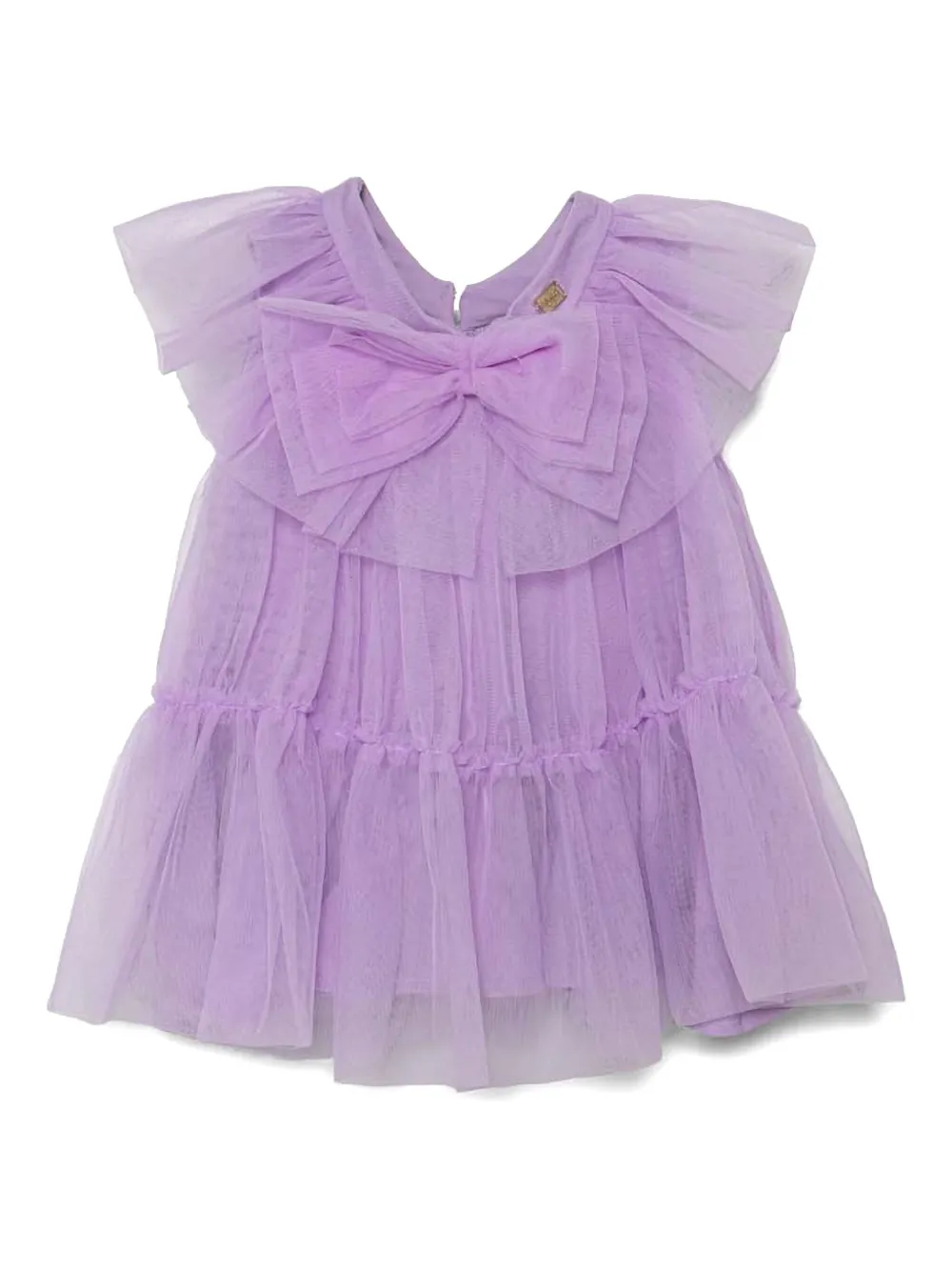 Pinko Kids Jurk met strikdetail Paars