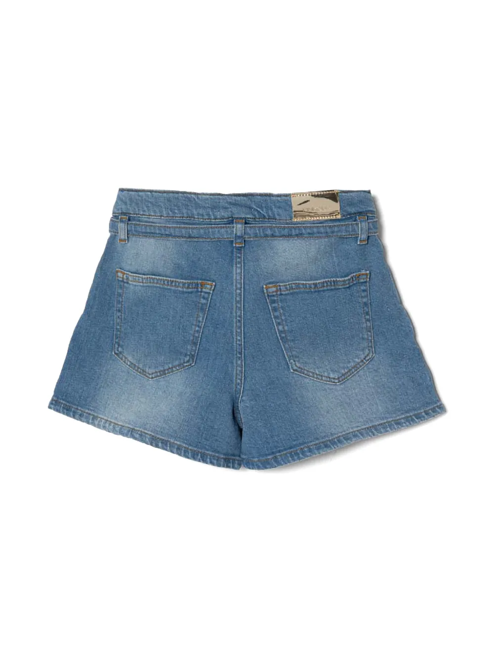 Pinko Kids belted shorts - Blauw