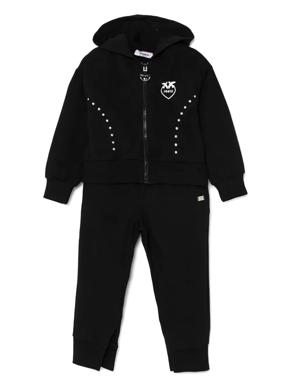 Pinko Kids Trainingspak met logoprint Zwart