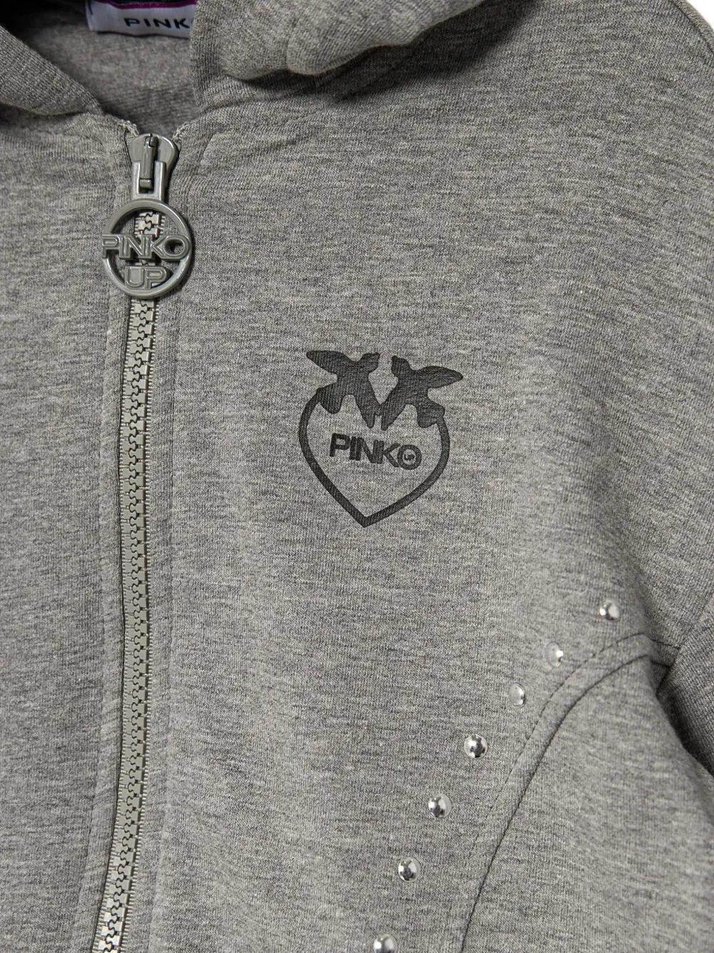 Pinko Kids Trainingspak met logoprint Grijs