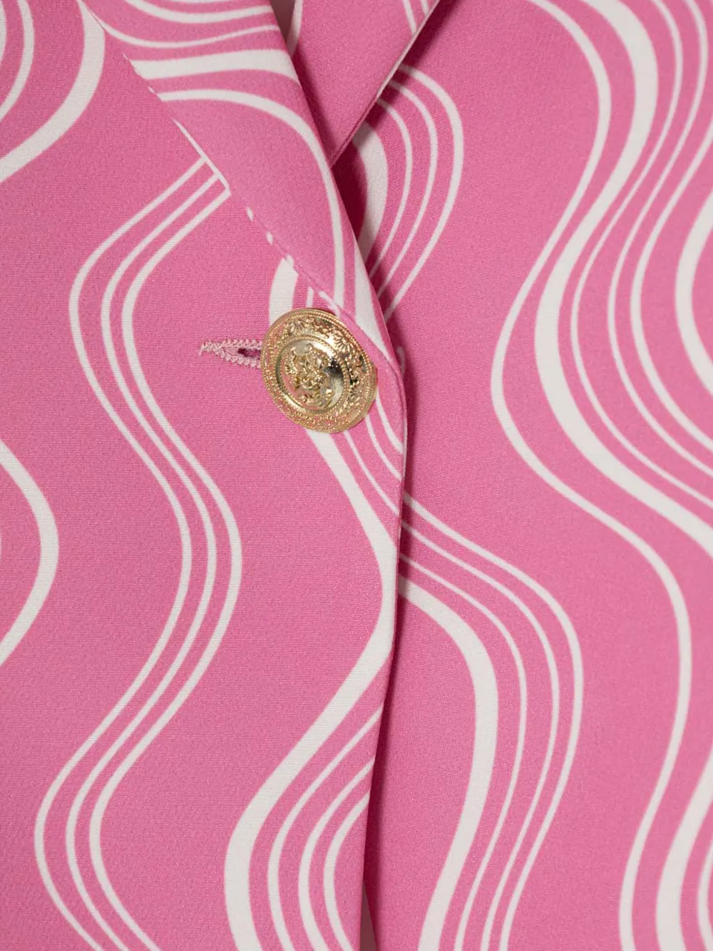 Pinko Kids Blazer met golfprint Roze