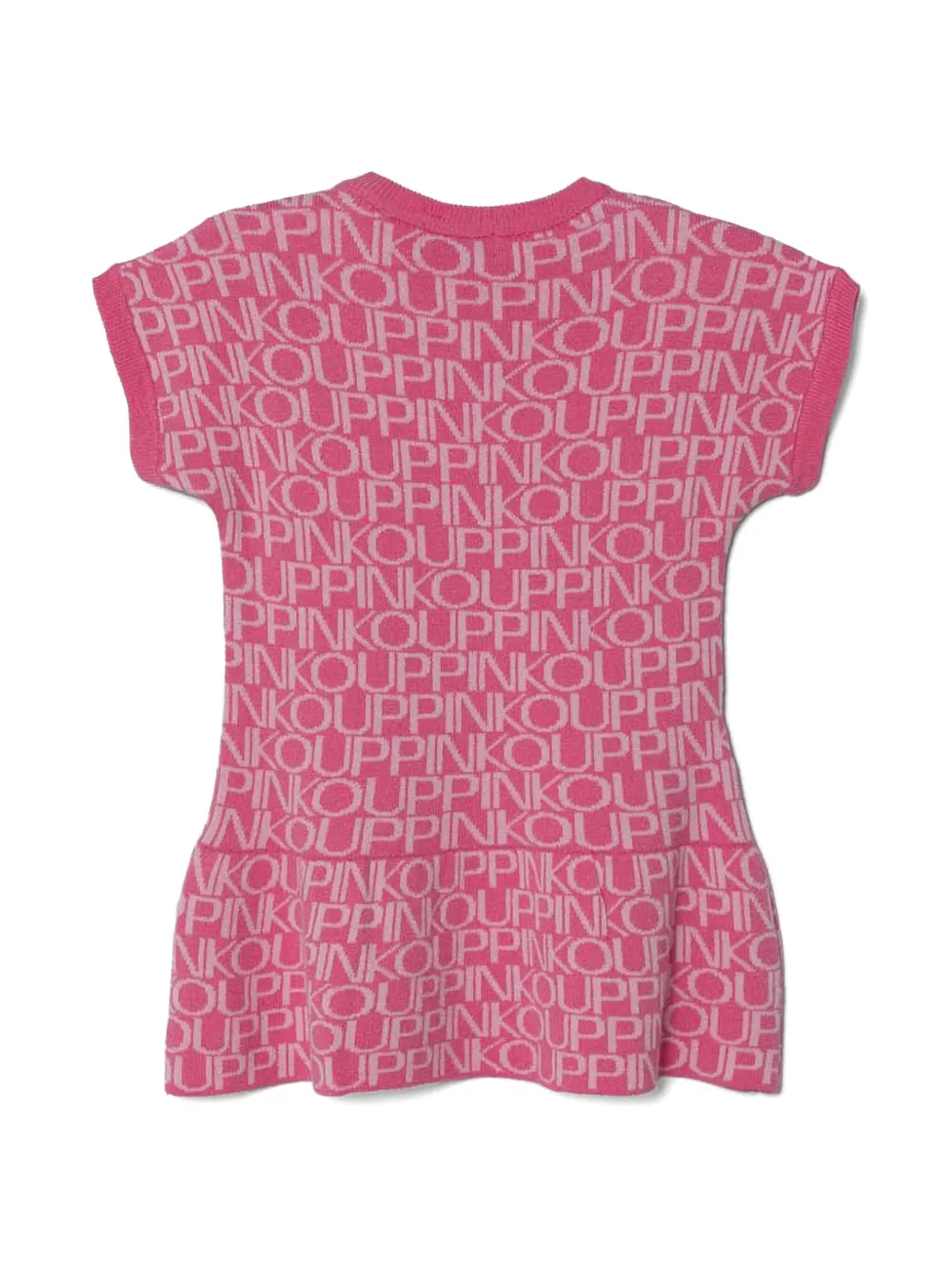 Pinko Kids Jurk met logopatroon - Roze