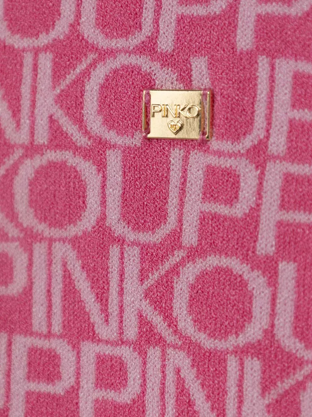 Pinko Kids Jurk met logopatroon Roze