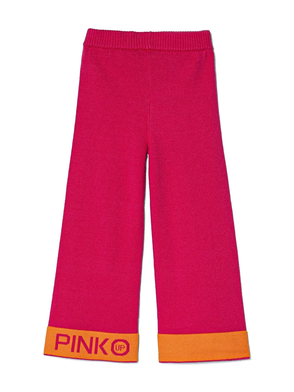 Pinko Kids Broek met logoprint - Roze