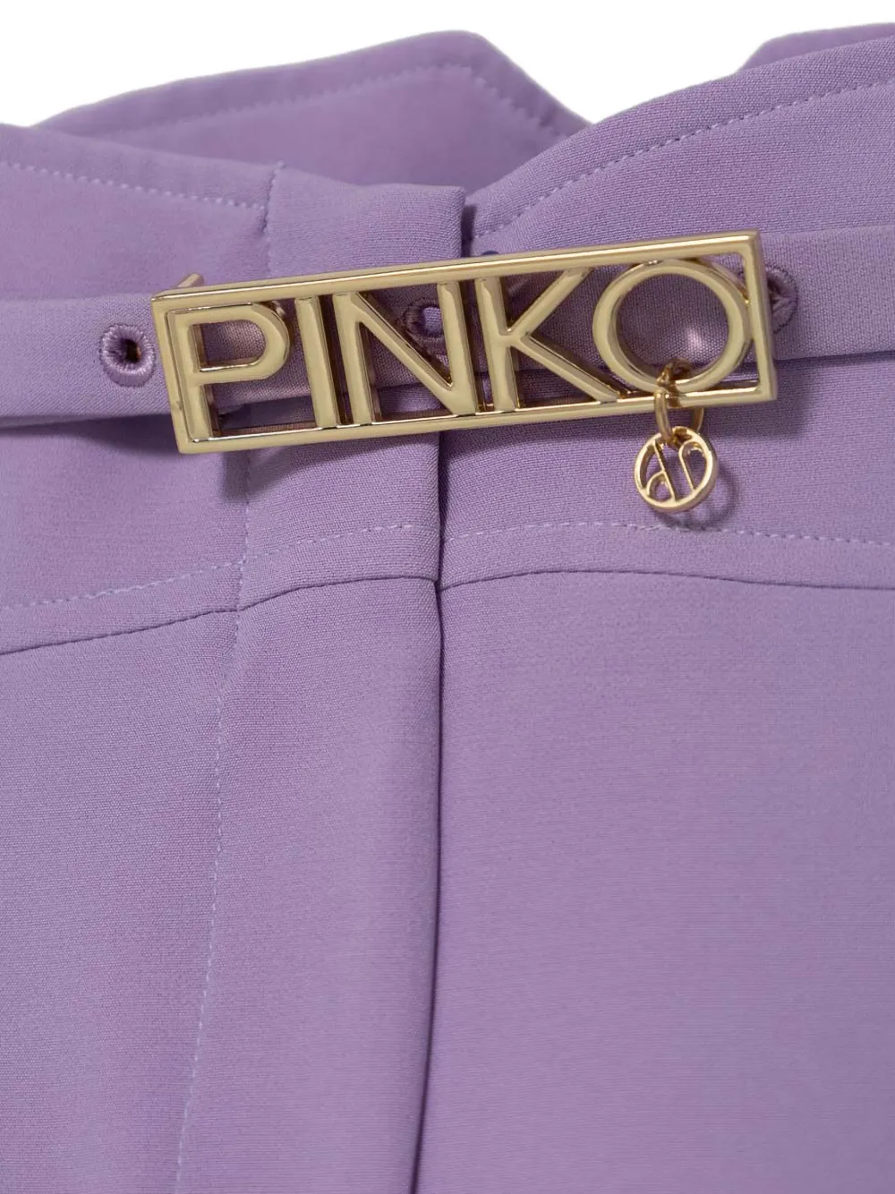 Pinko Kids Broek met ceintuur Paars