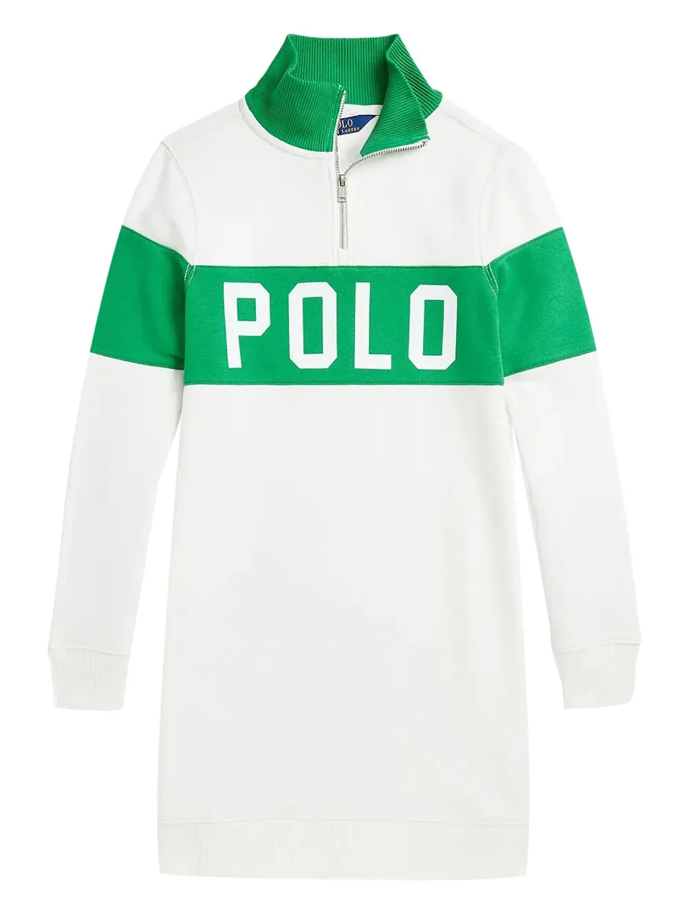 POLO RALPH LAUREN KIDS Jurk met logoprint Wit