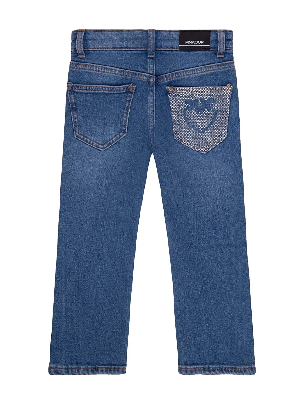 Pinko Kids cotton jeans - Blauw