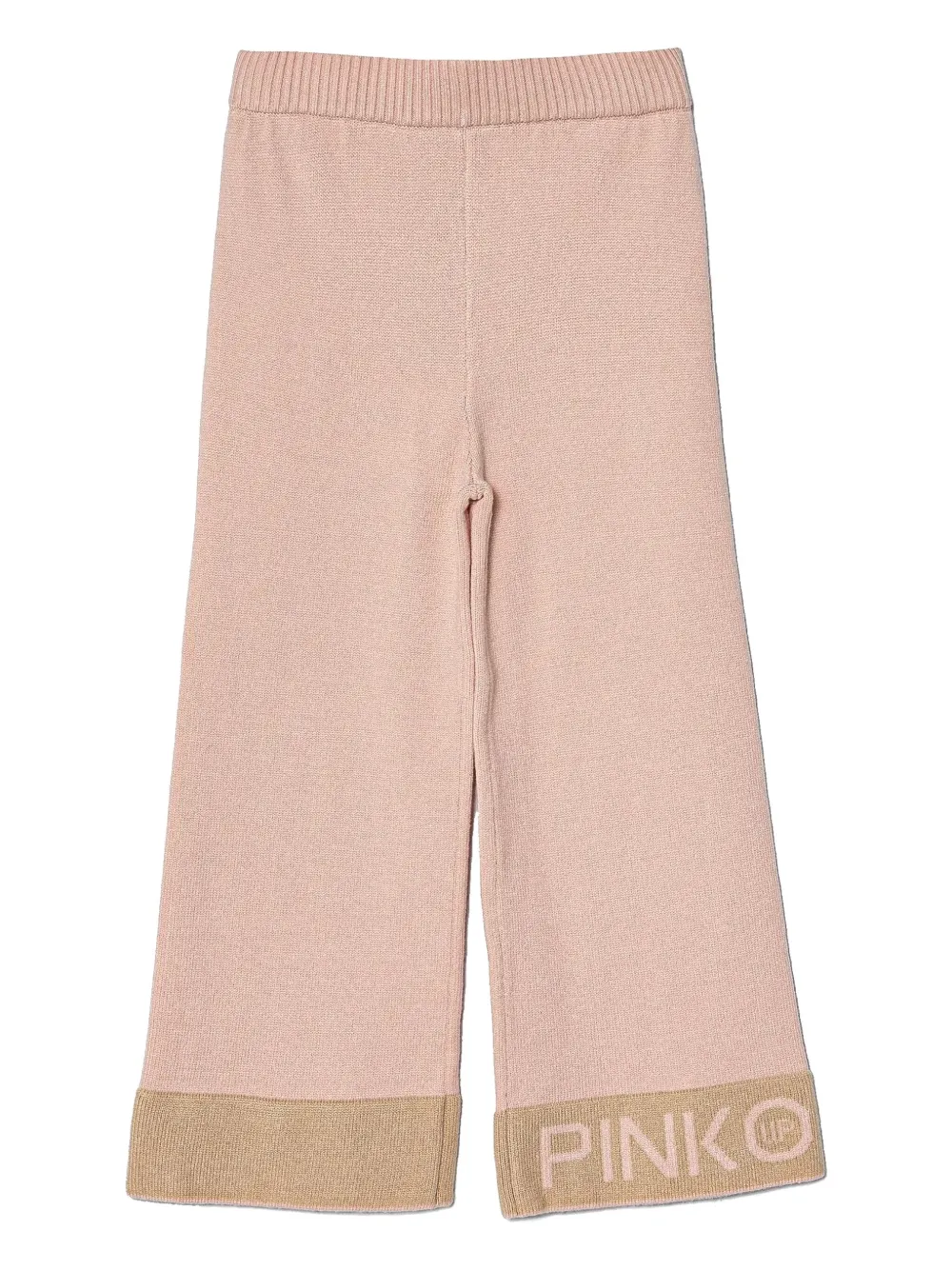 Pinko Kids Broek met logoprint Roze