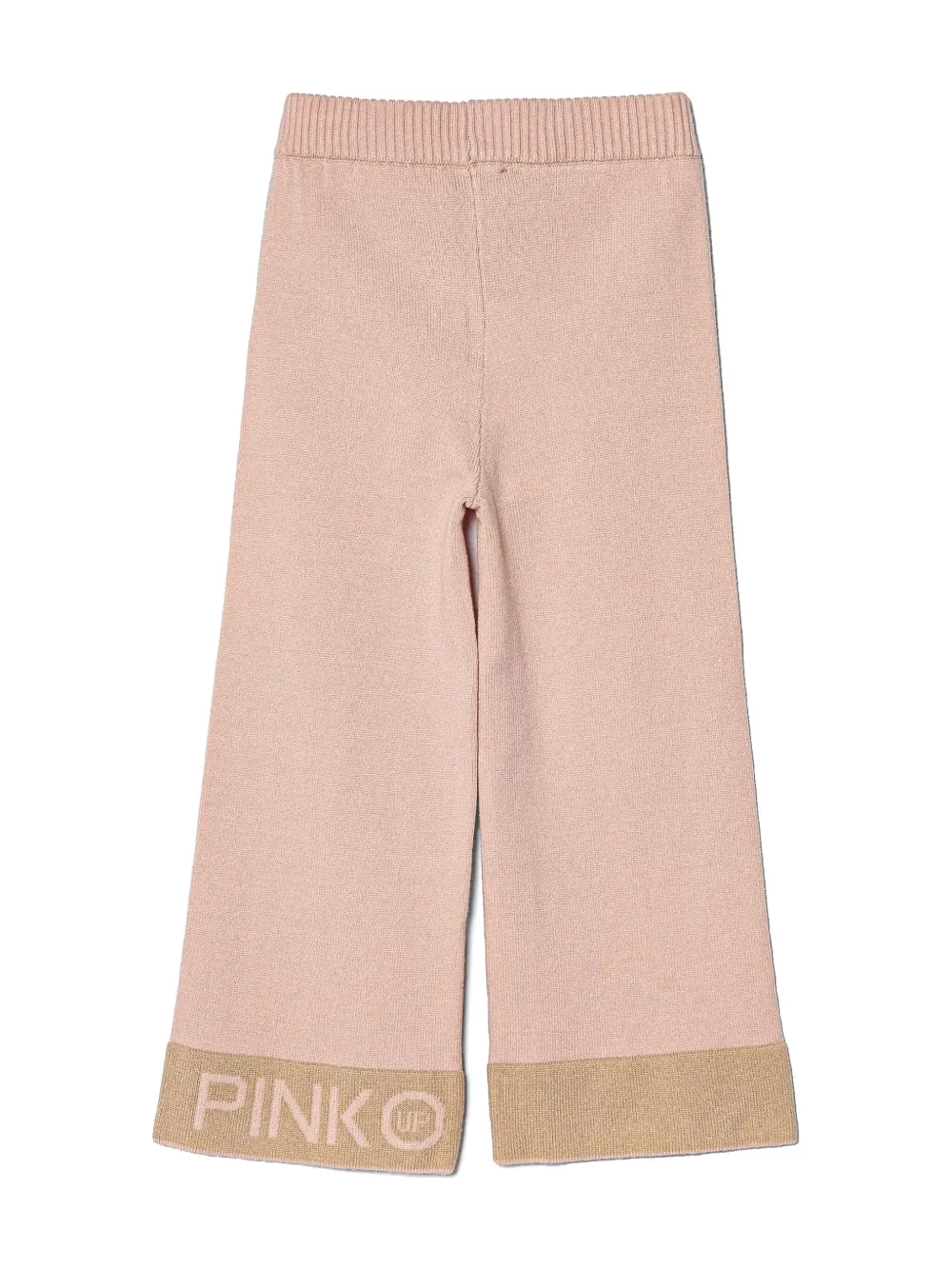 Pinko Kids Broek met logoprint - Roze