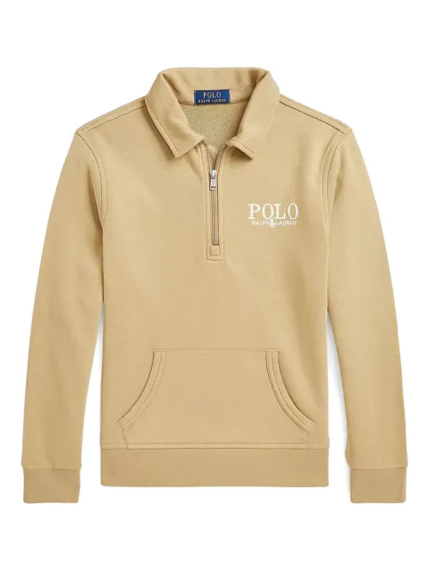 POLO RALPH LAUREN KIDS logo-embroidered sweatshirt