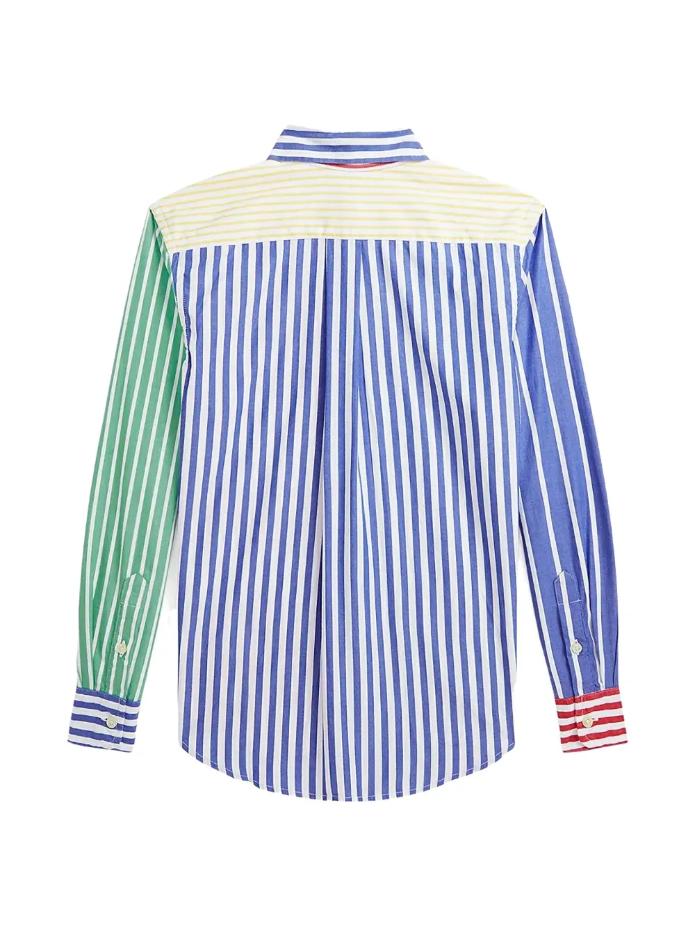 POLO RALPH LAUREN KIDS multicolour stripe shirt - Rood