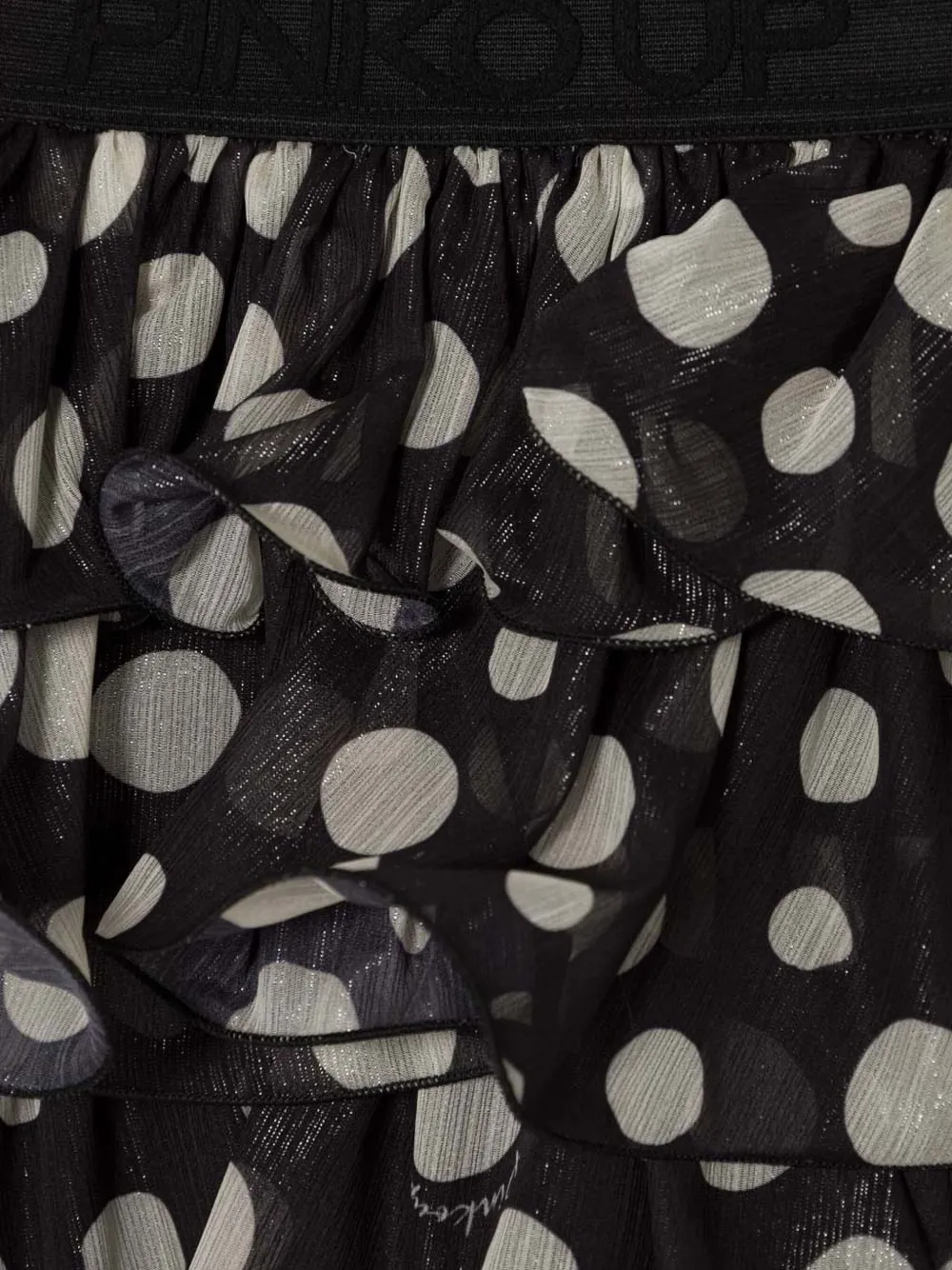 Pinko Kids Rok met stippen Zwart