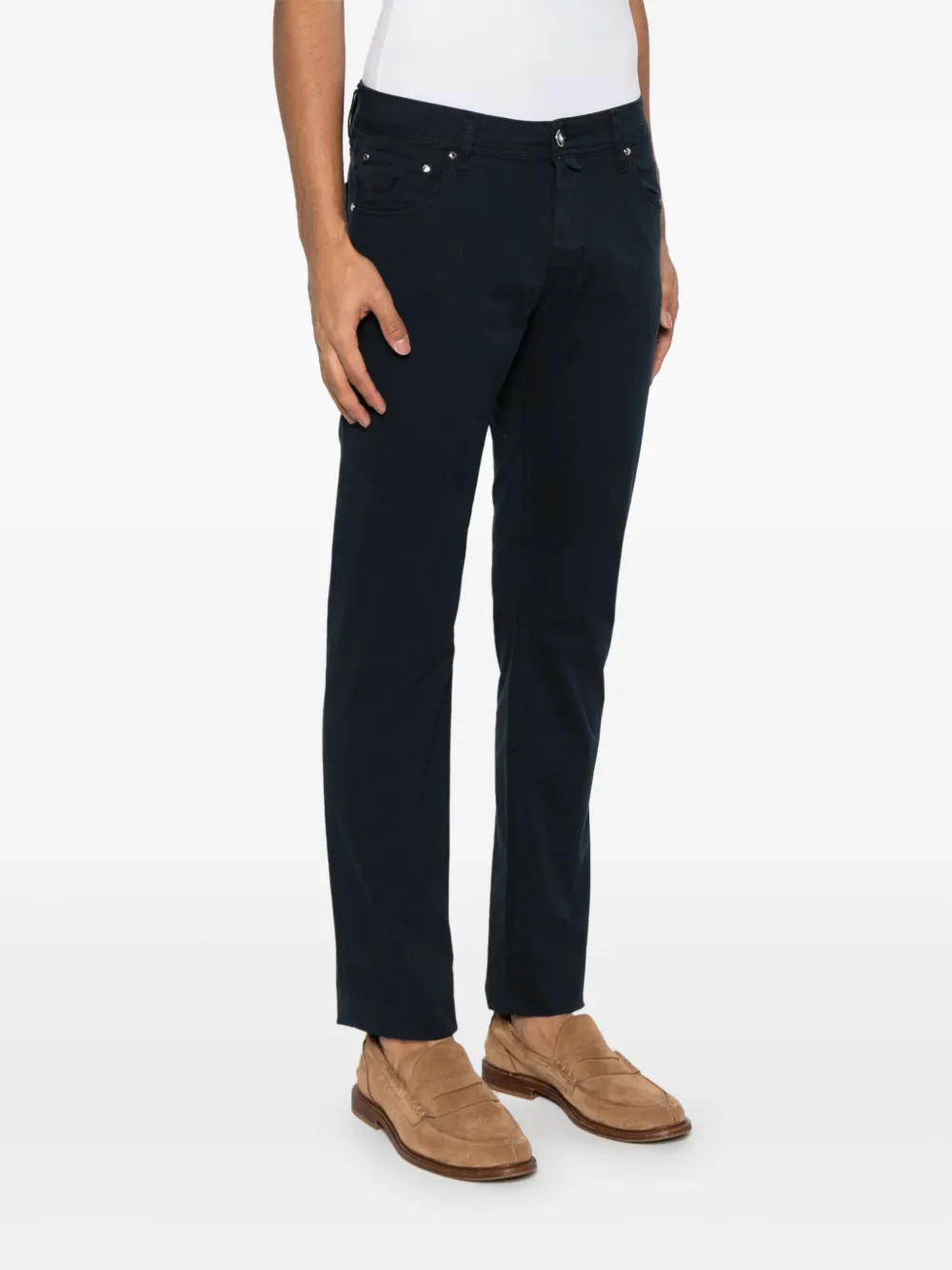 Jacob Cohën Slim-fit broek Blauw