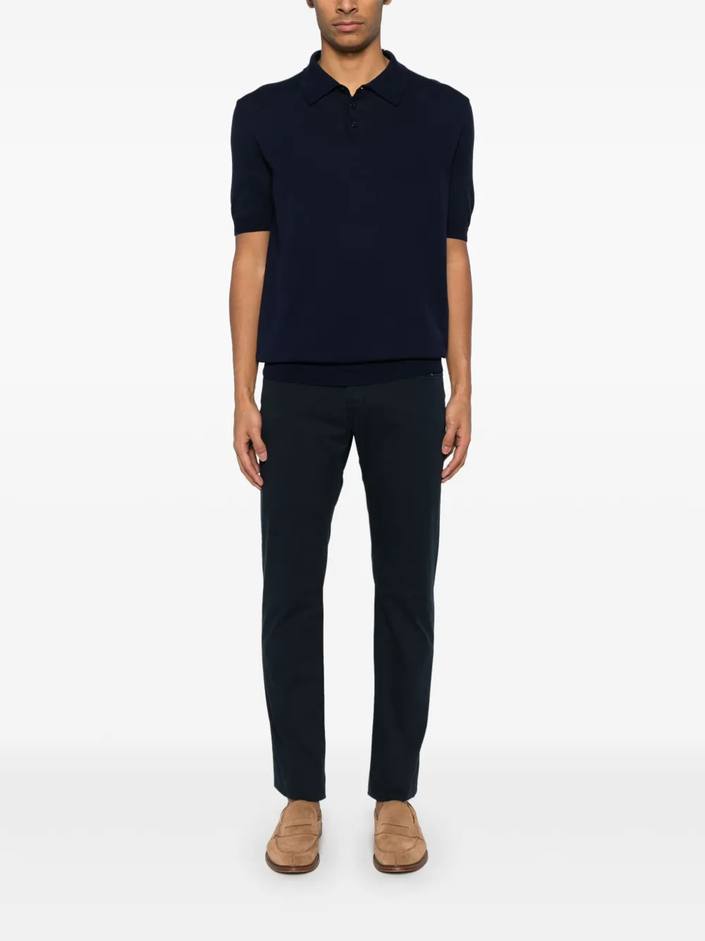 Jacob Cohën Slim-fit broek - Blauw