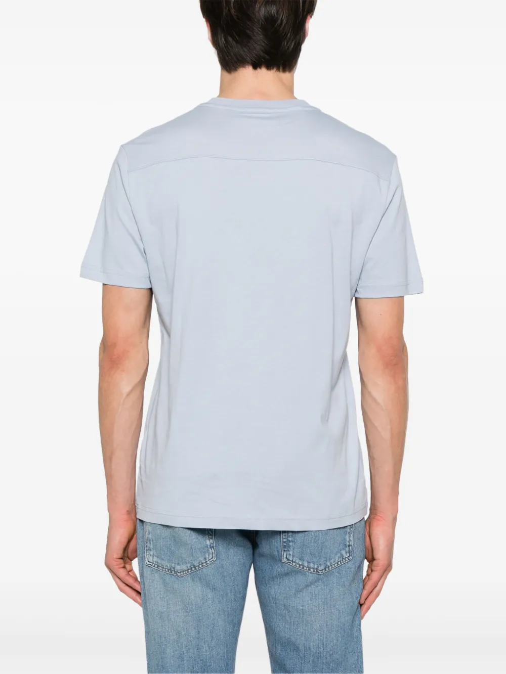Calvin Klein T-shirt met geborduurd logo Blauw
