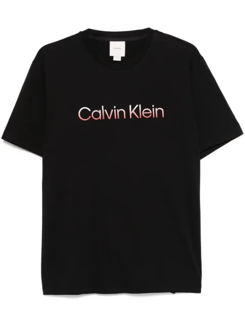 Calvin Klein logo-embroidered T-shirt